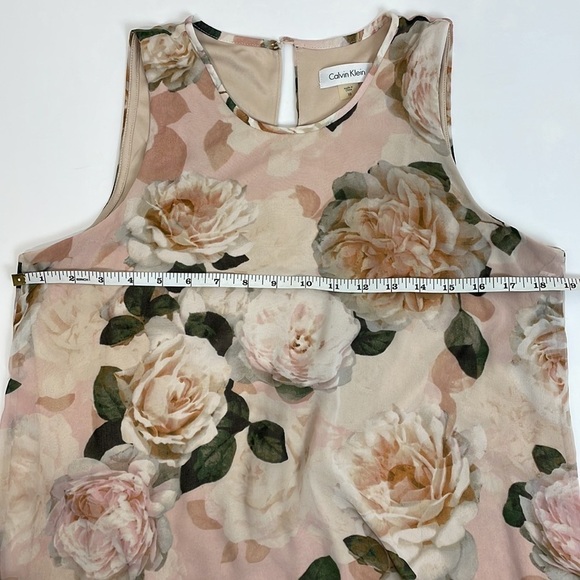 CALVIN Klein Rose Floral Dress - Picture 10 of 12